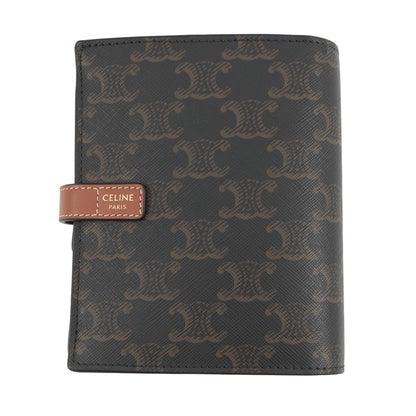 Canvas leather pochette celine