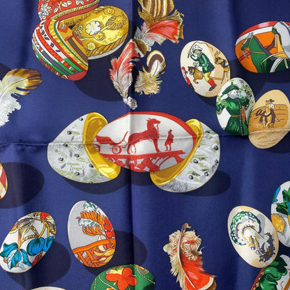Hermes silk scarf