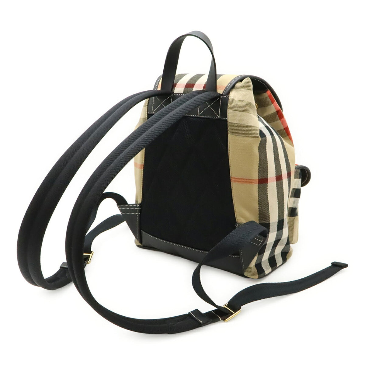 BURBERRY Backpack Canvas Leather