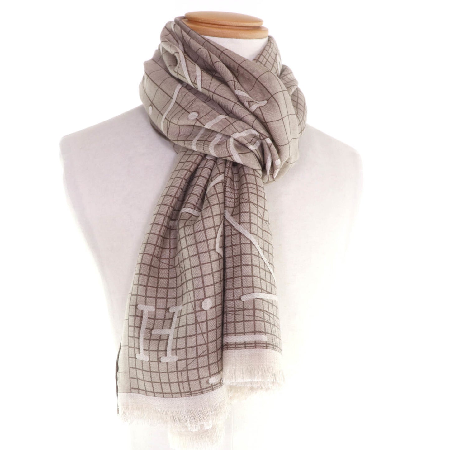 Hermes Stole Cashmere 70% Silk 30%