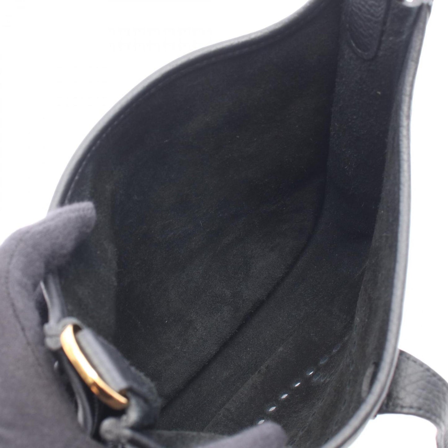 HERMES Handbag Shoulder Bag Taurillon Clemence Leather