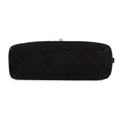 CHANEL Shoulder Bag Suede Leather