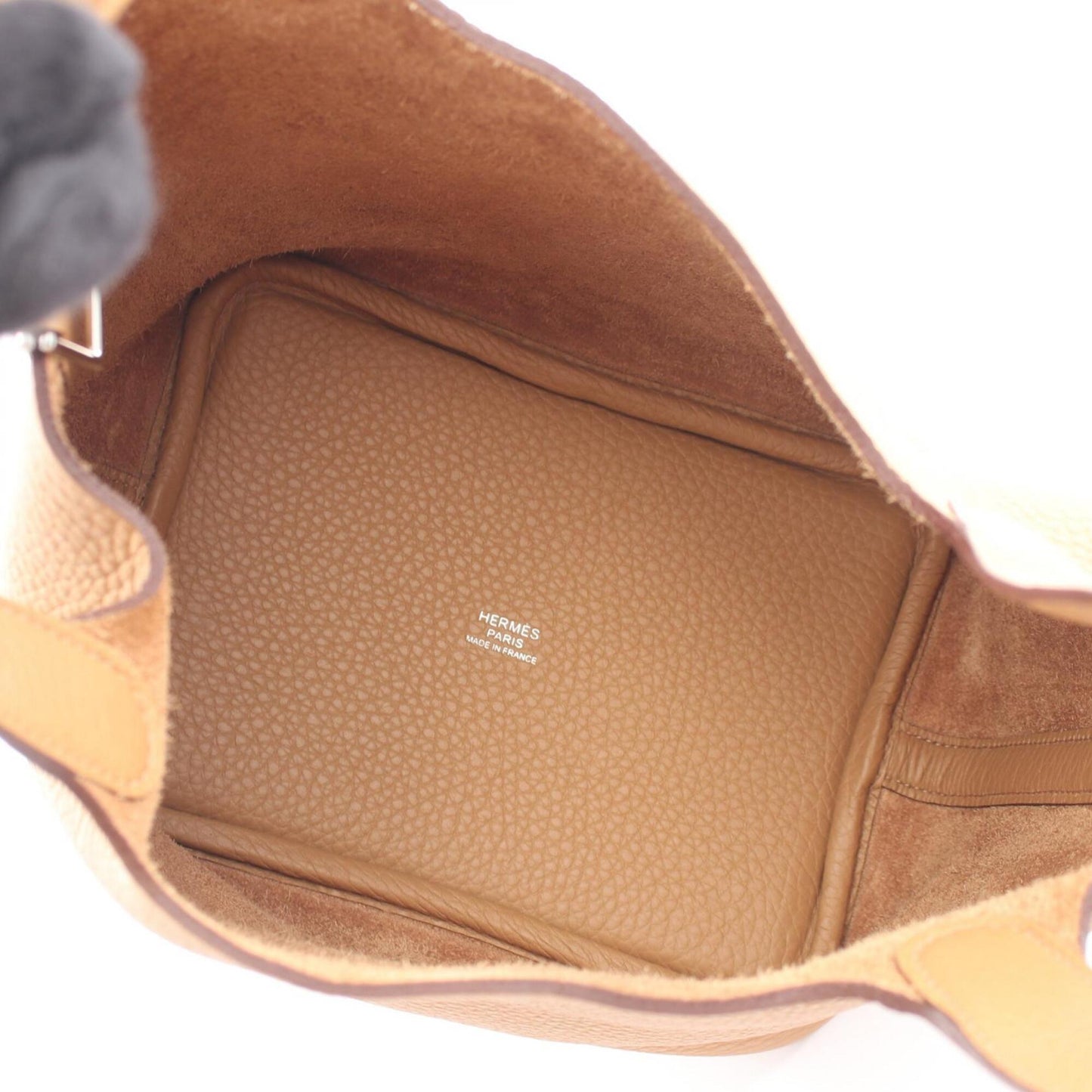 Hermes Handbag Clemence Leather Taurillon