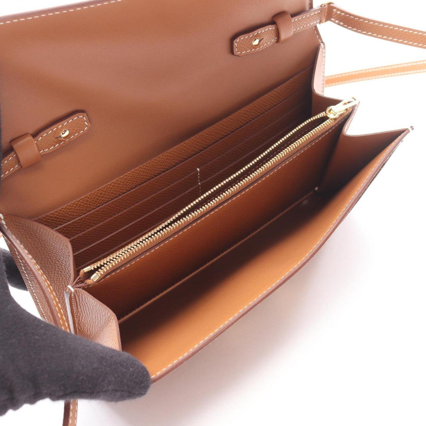 Handbag Hermes Leather Shoulder Epsom Bag