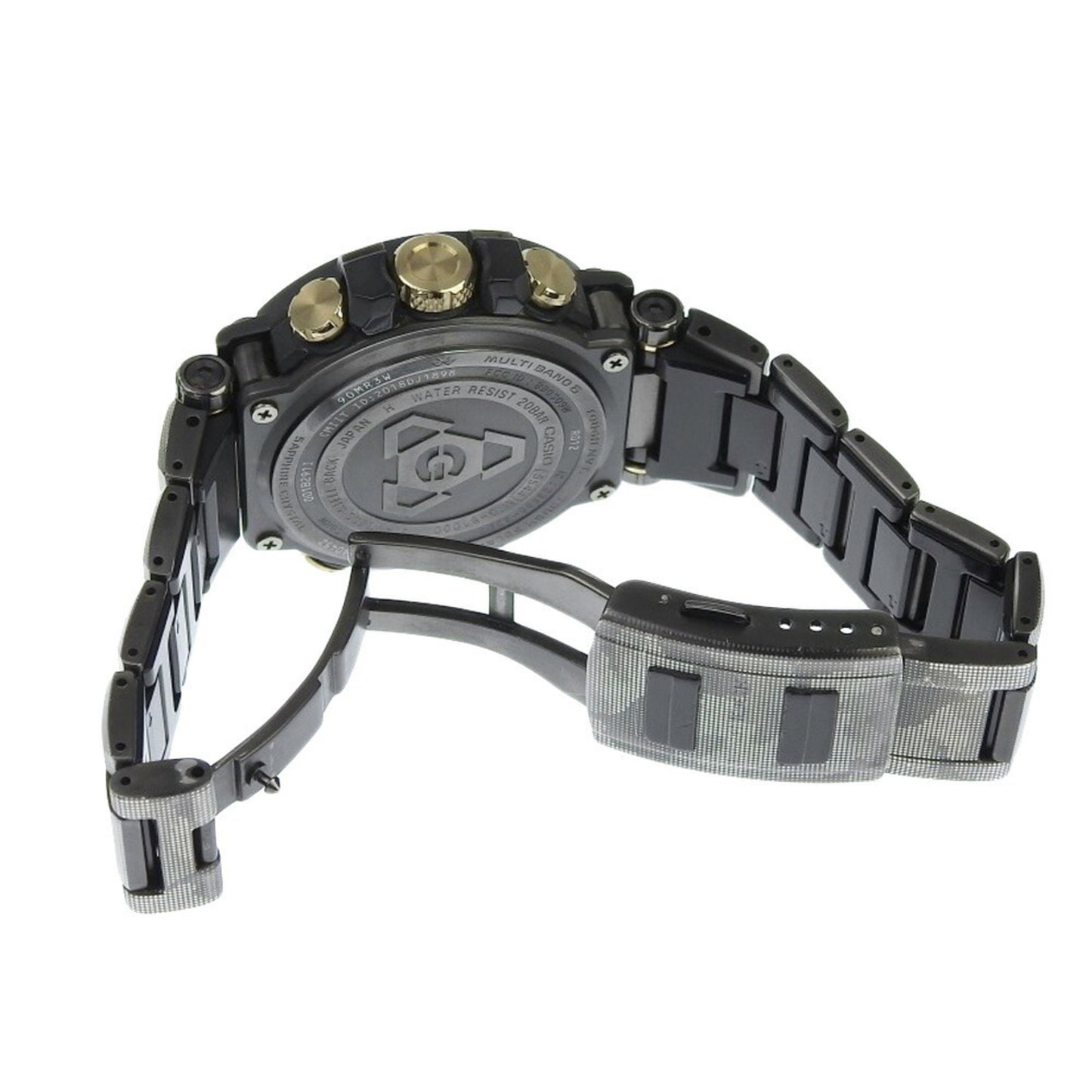 Casio G-Shock Mtg B1000 Dcm 1Ajf Black Dial Watch Metal Ss Radio Solar 48Mm Men'S
