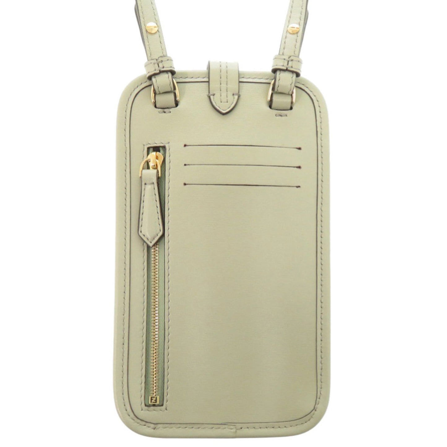 Leather shoulder bag pouch from Fendi