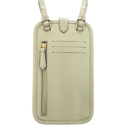 Leather shoulder bag pouch from Fendi