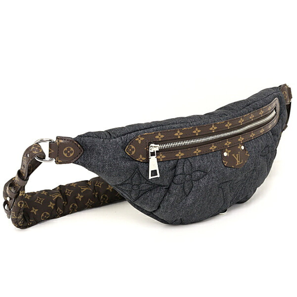 LOUIS VUITTON Crossbody Bag Shoulder Bag Nylon Leather