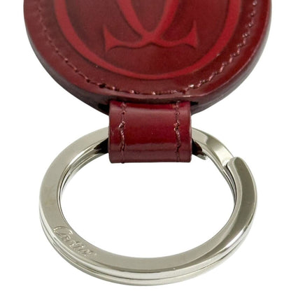 Cartier Keyring Leather Metal