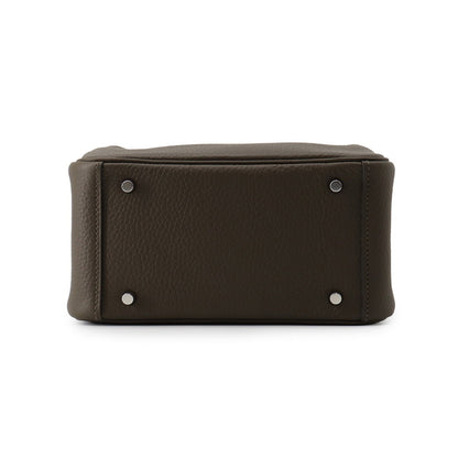 HERMES Handbag Taurillon Clemence Leather