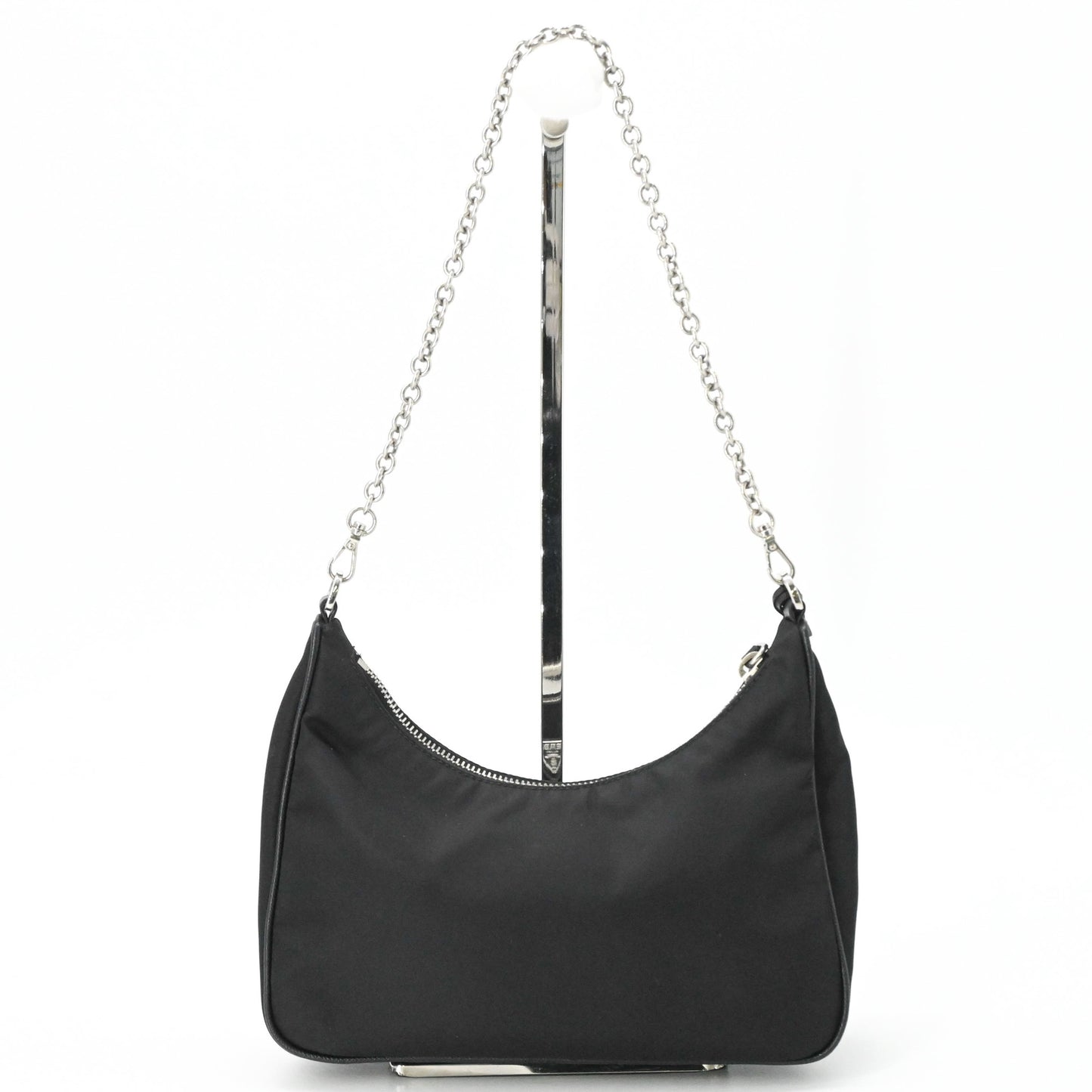 Prada Handbag Pouch Shoulder Bag Nylon Leather