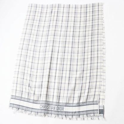 Cashmere Stole 59% Silk Dior Homme Cotton