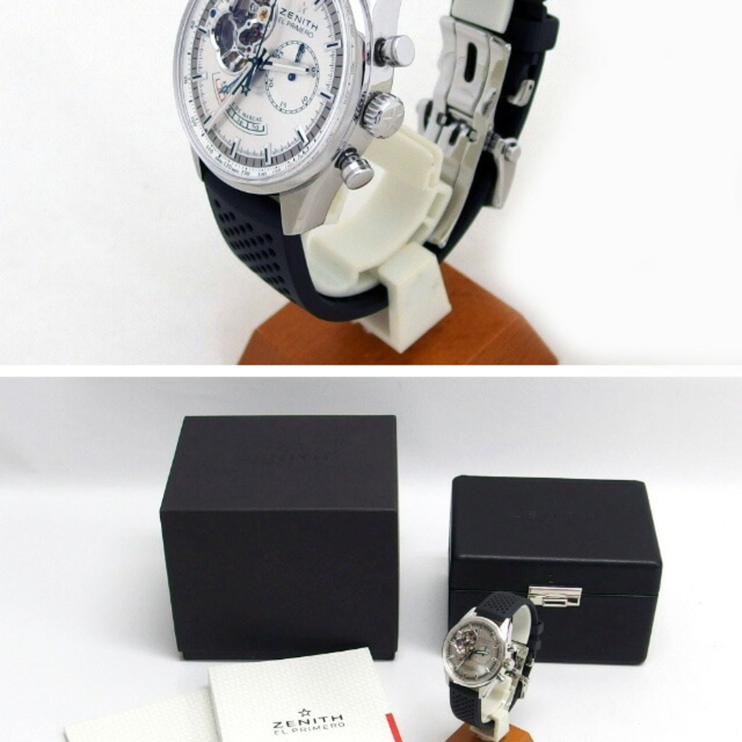 Wristwatch at zenith