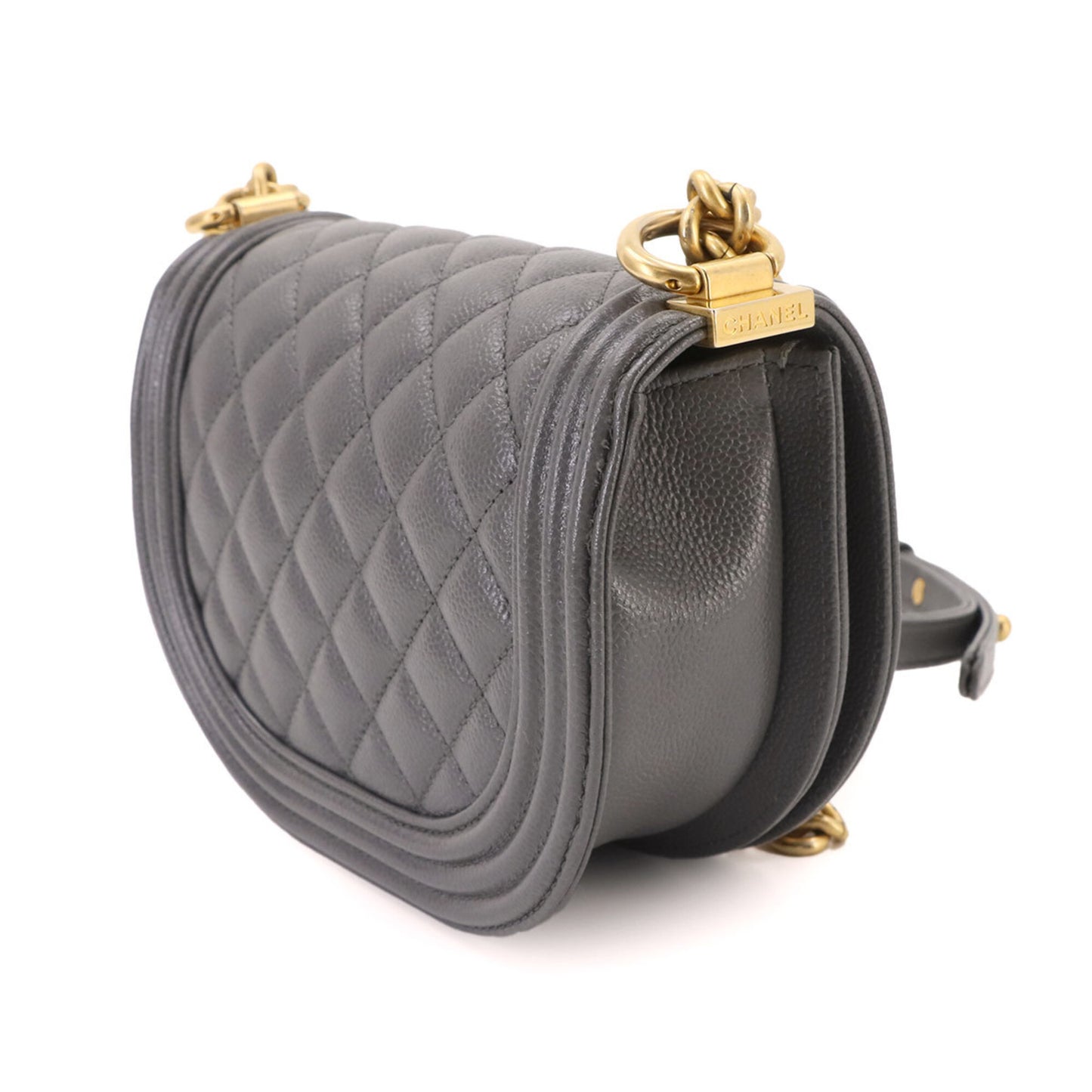 CHANEL Handbag Shoulder Bag Grained Calfskin