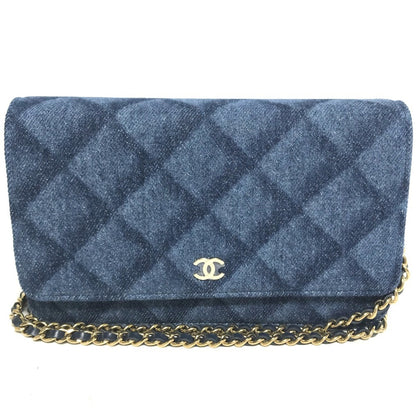 Shoulder bag denim by Chanel