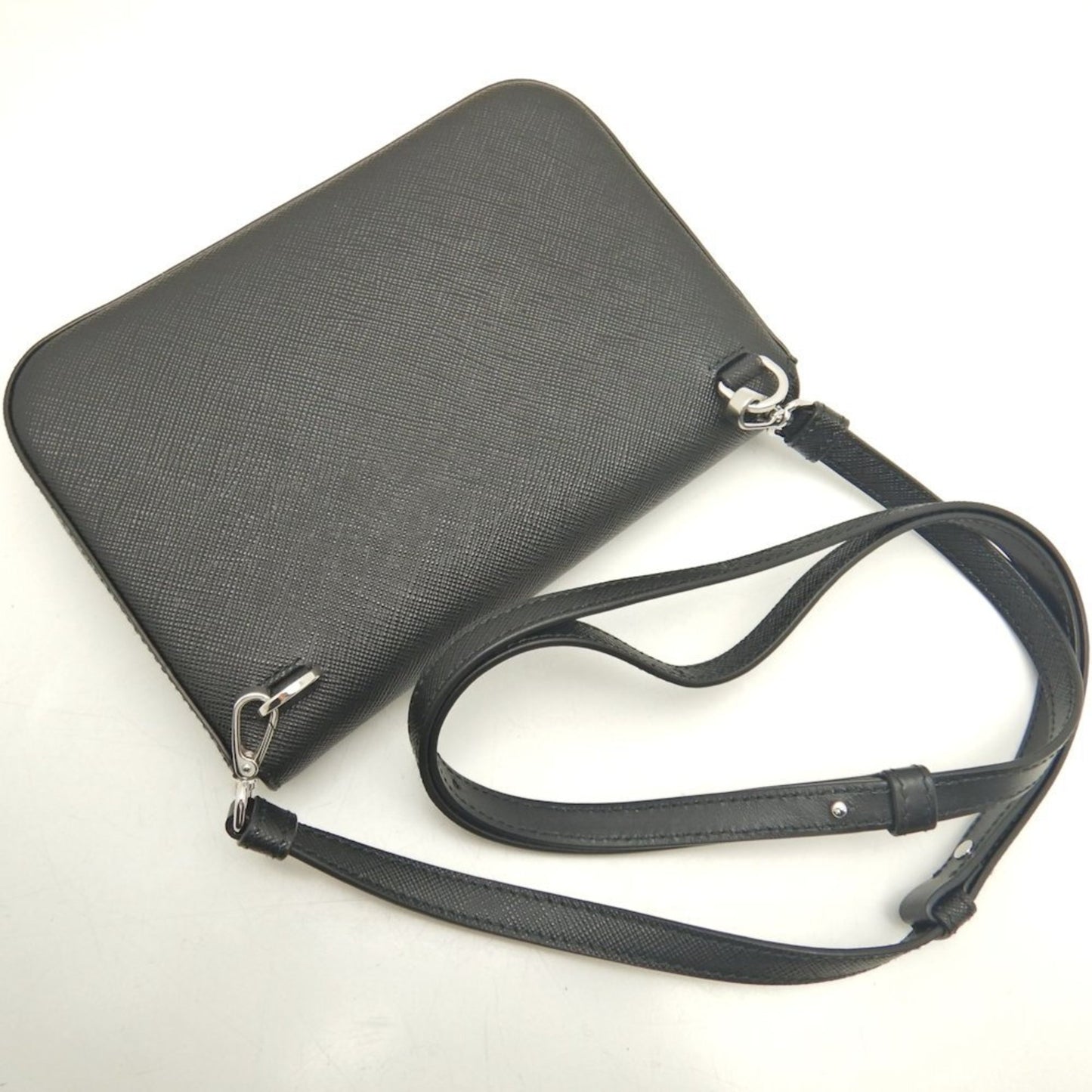 Shoulder Bag Leather By Prada