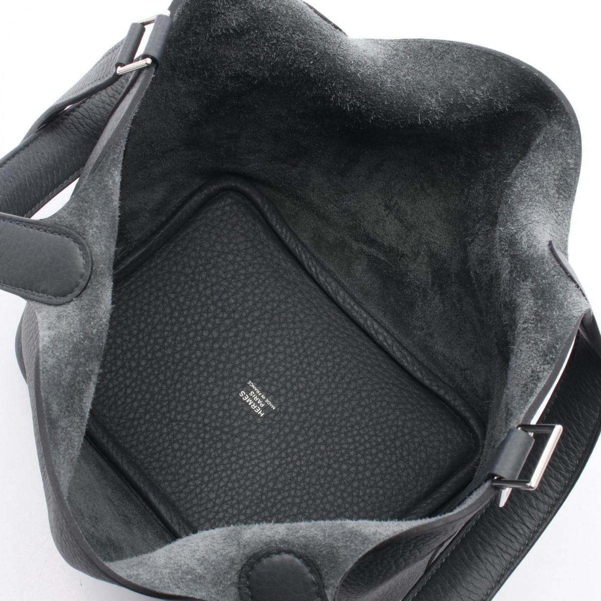 HERMES Handbag Taurillon Clemence Leather