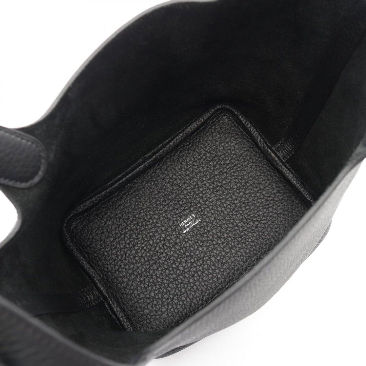HERMES Handbag Taurillon Clemence Leather