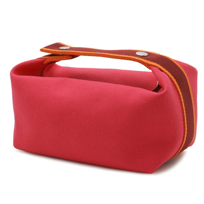 HERMES Handbag Pouch Canvas