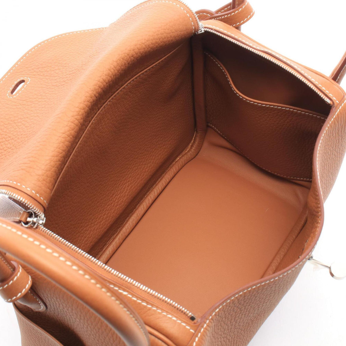 HERMES Handbag Shoulder Bag Taurillon Clemence Leather