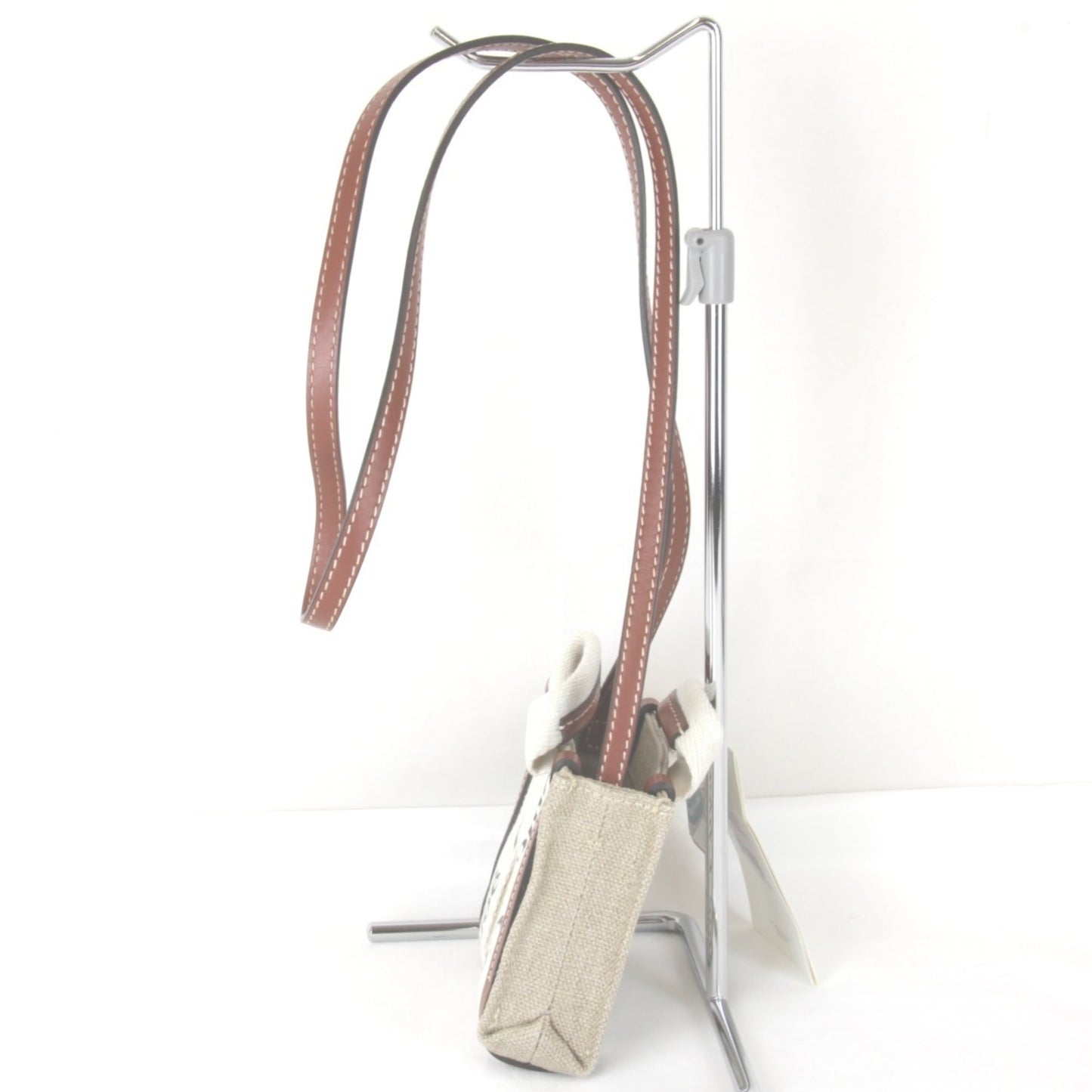 Linen Cotton Leather Tote Bag
