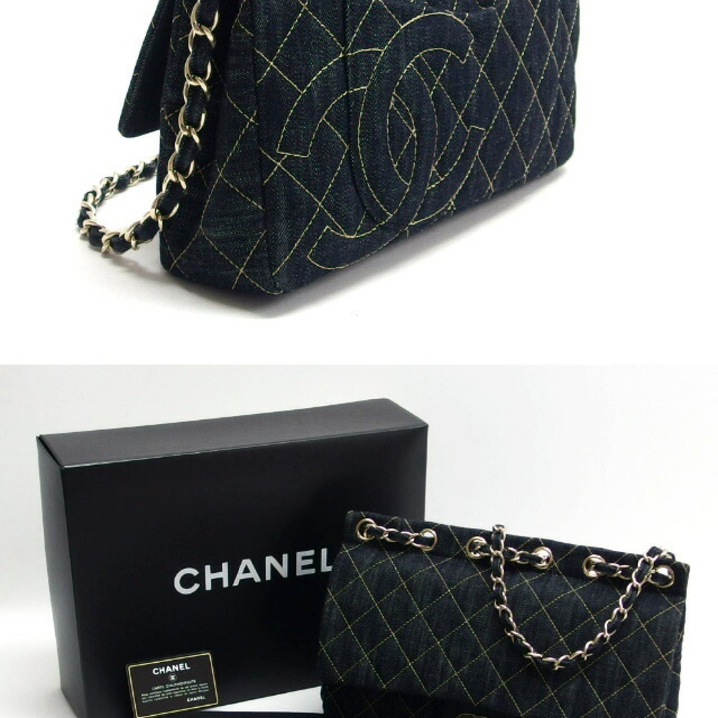 CHANEL Shoulder Bag Denim
