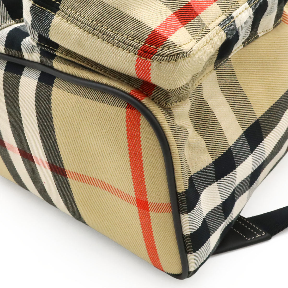 BURBERRY Backpack Canvas Leather