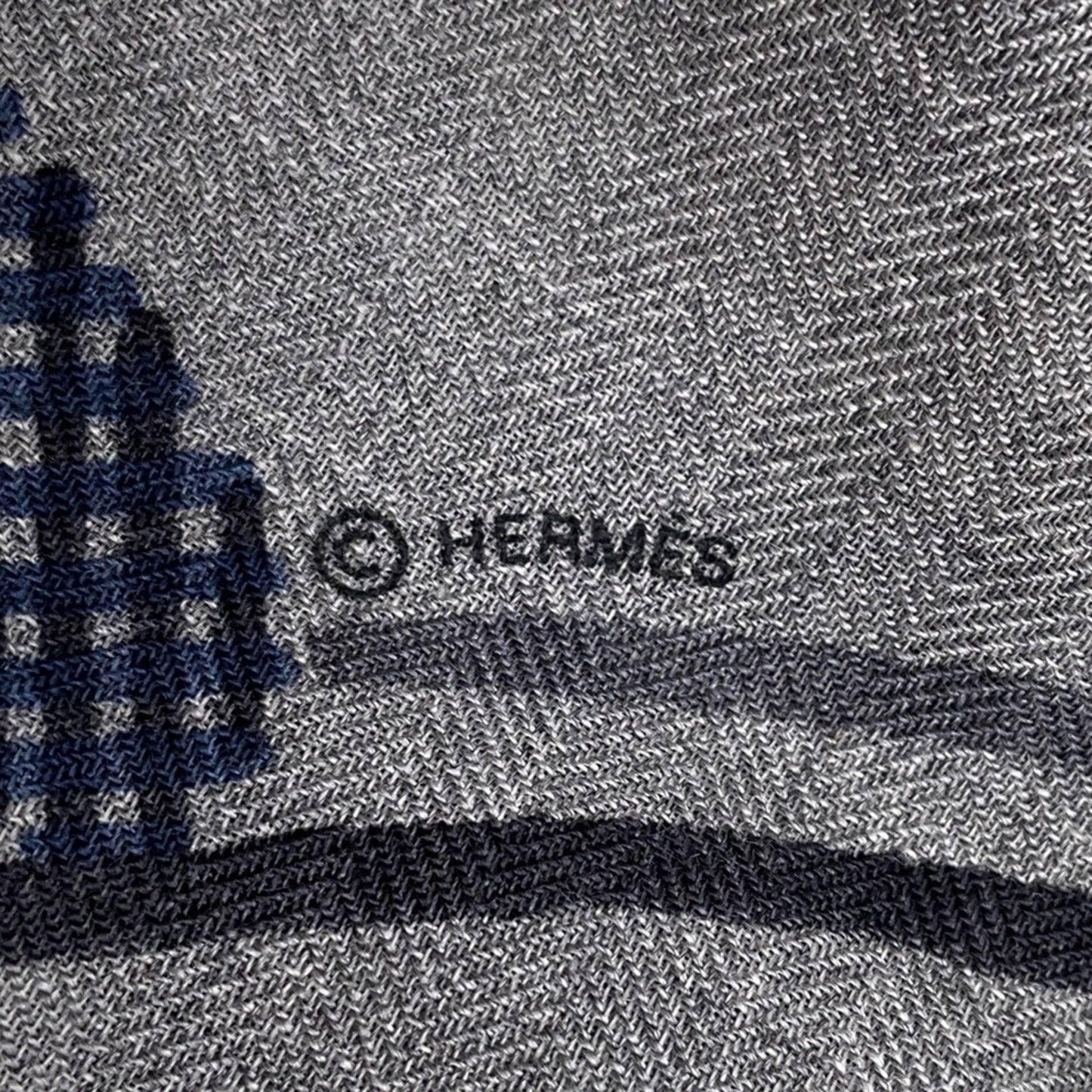 Hermes Scarf Cashmere 70% Cotton 30%