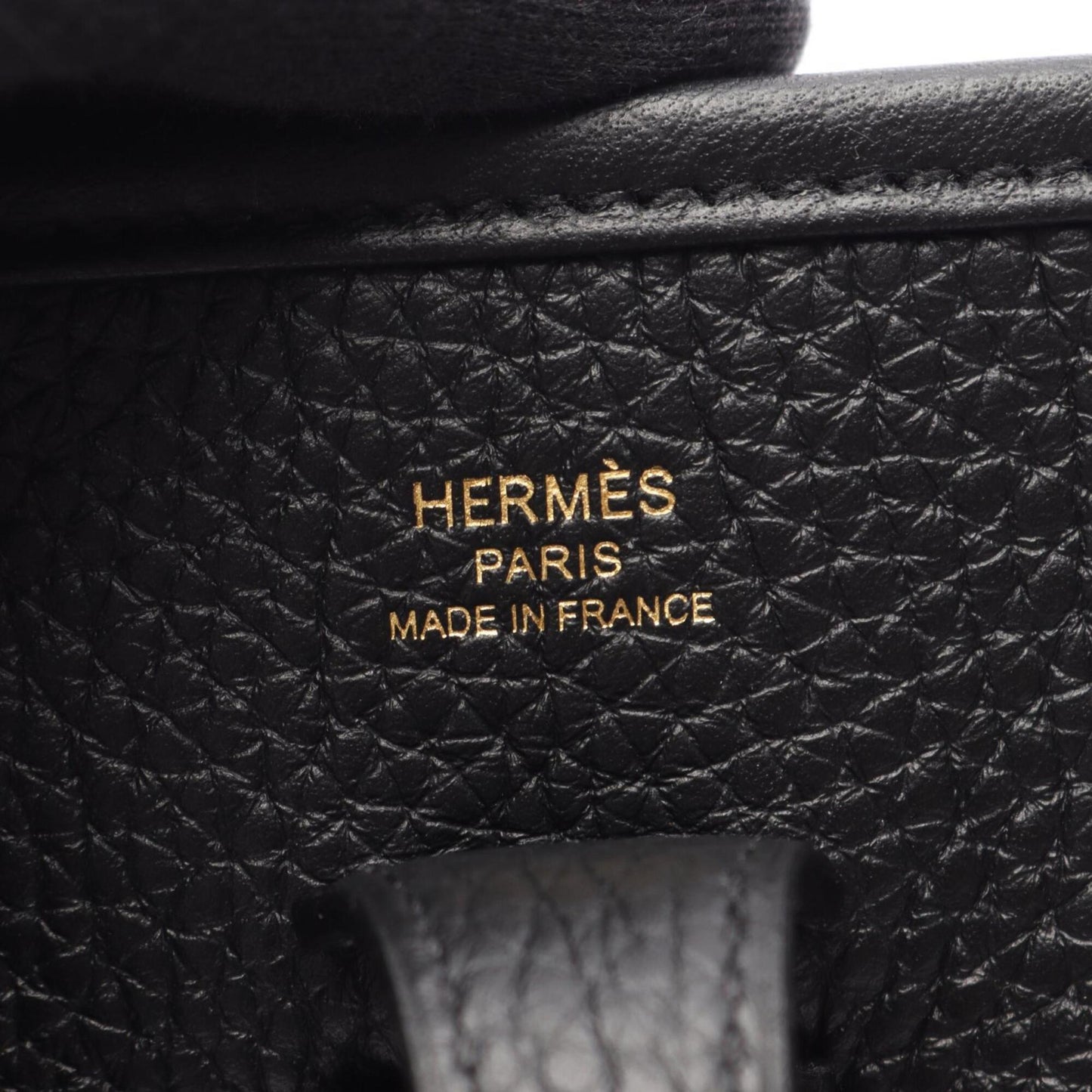 HERMES Shoulder Bag Taurillon Clemence Leather