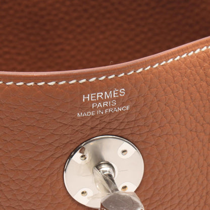HERMES Handbag Shoulder Bag Taurillon Clemence Leather
