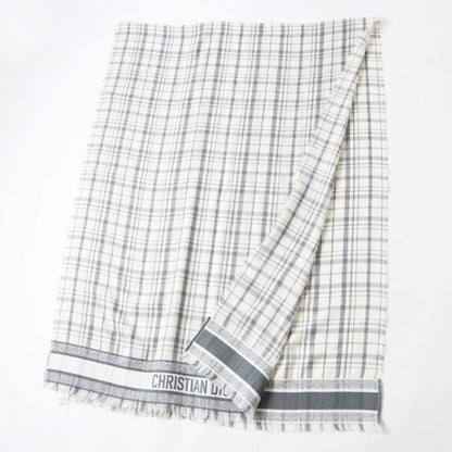 Cashmere Stole 59% Silk Dior Homme Cotton