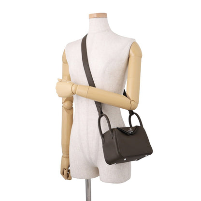 HERMES Handbag Taurillon Clemence Leather