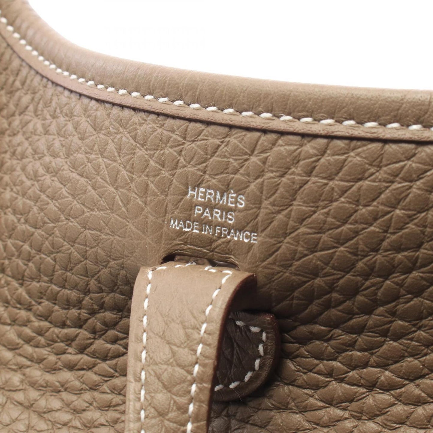 HERMES Handbag Shoulder Bag Taurillon Clemence Leather