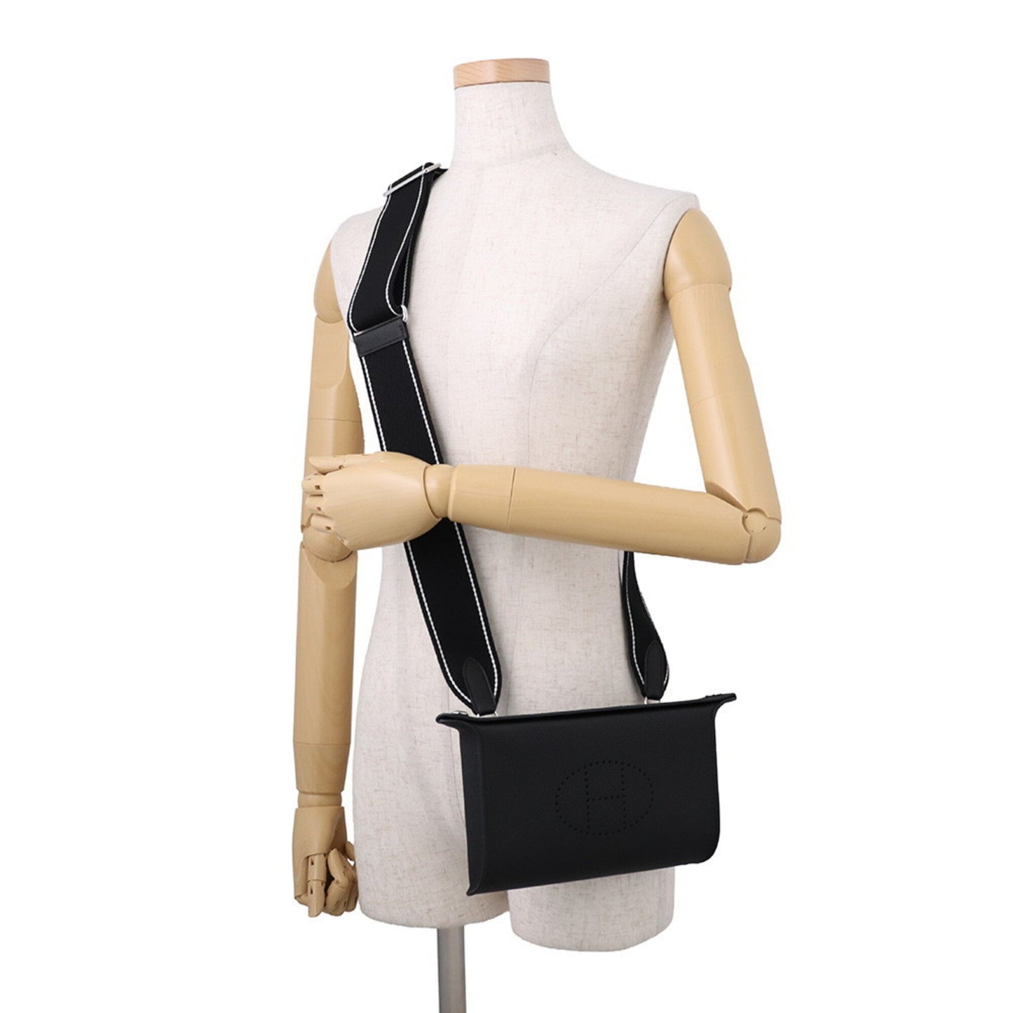 HERMES Handbag Shoulder Bag Togo Leather