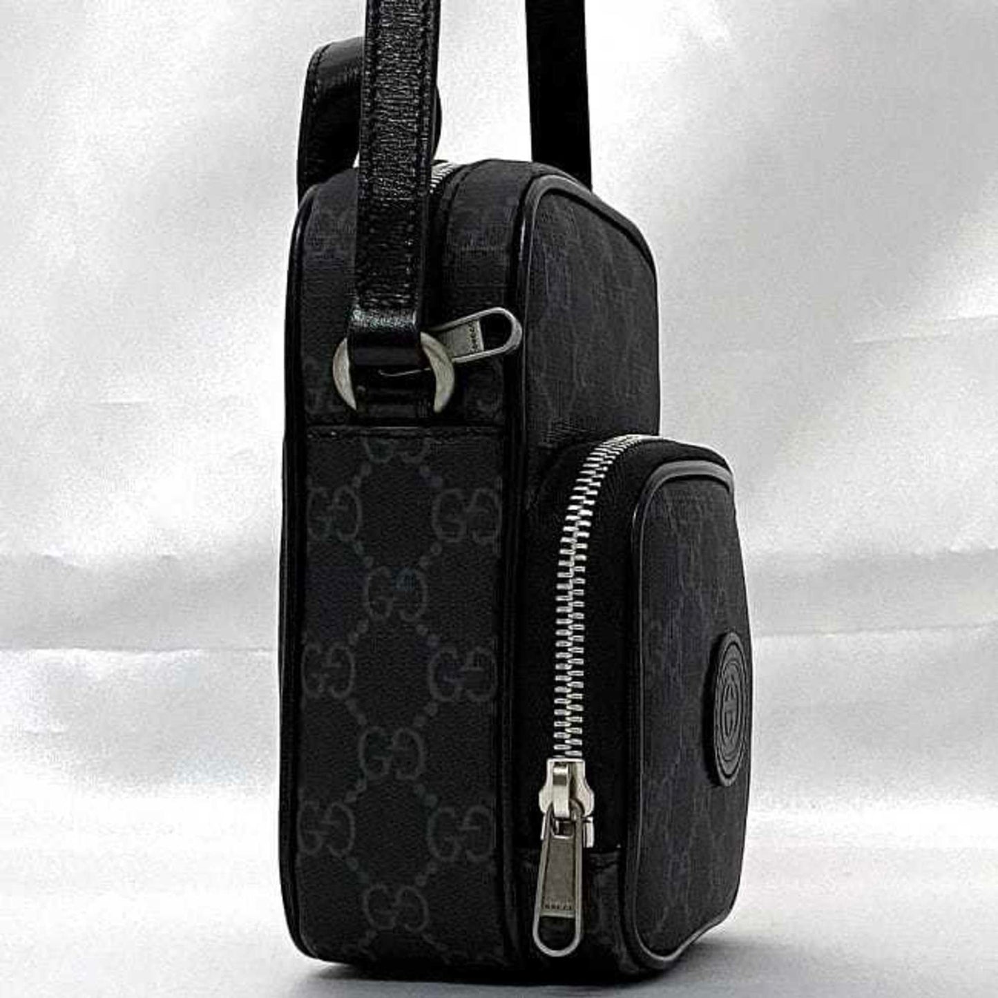 Pochette Shoulder Bag Gucci Leather Pvc