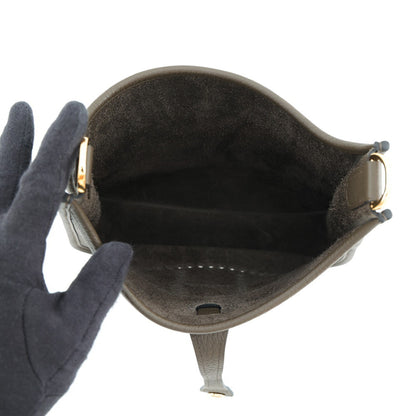 HERMES Shoulder Bag Taurillon Clemence Leather