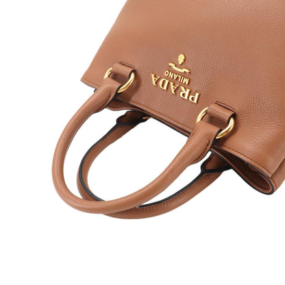 PRADA Handbag Leather