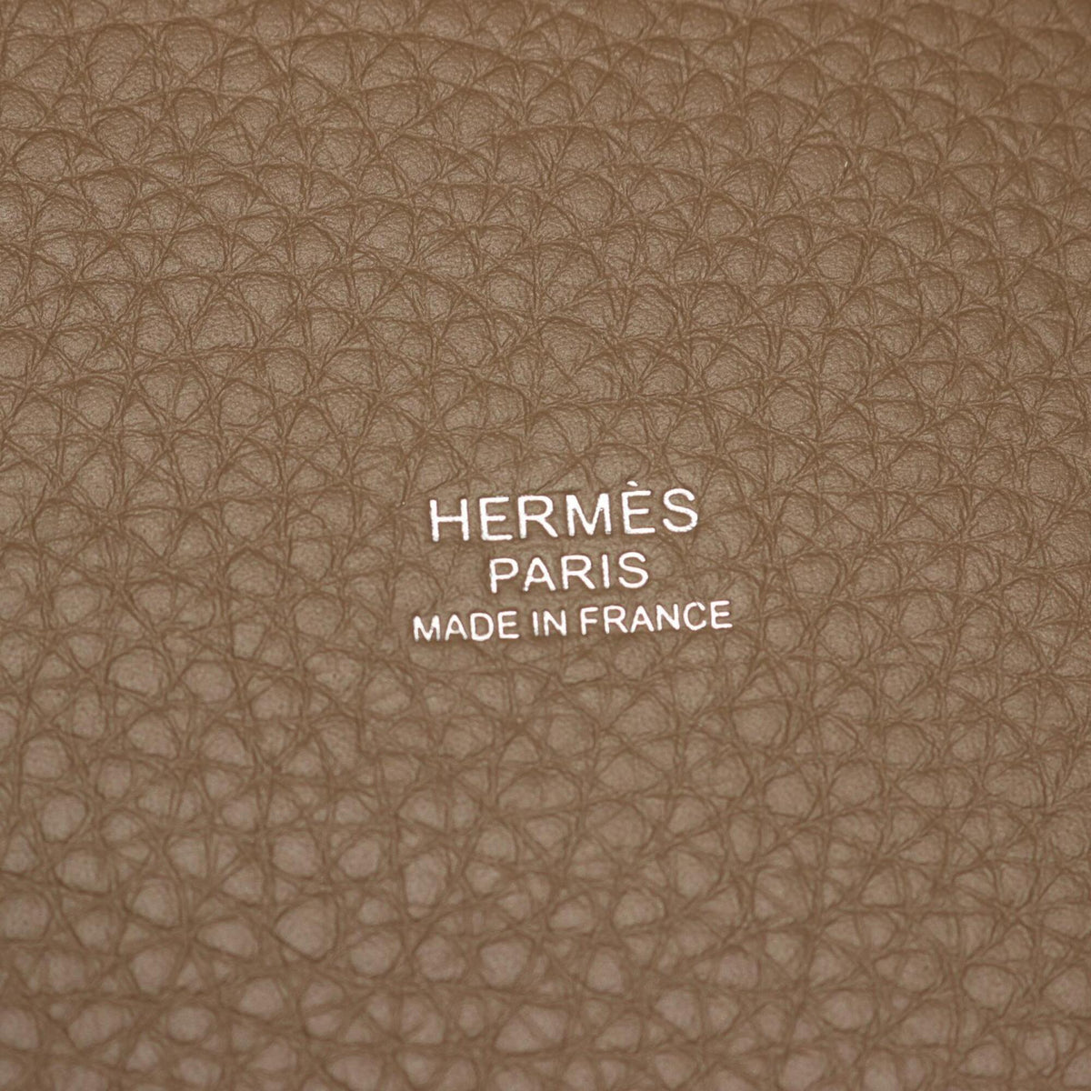HERMES Handbag Taurillon Clemence Leather