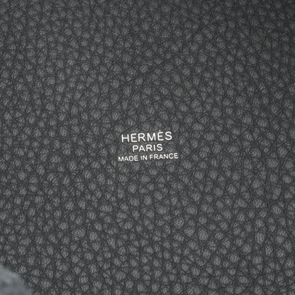 HERMES Handbag Taurillon Clemence Leather