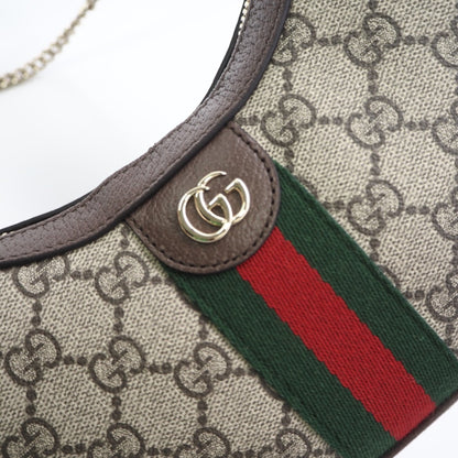 GUCCI Handbag Shoulder Bag Coated Canvas Leather