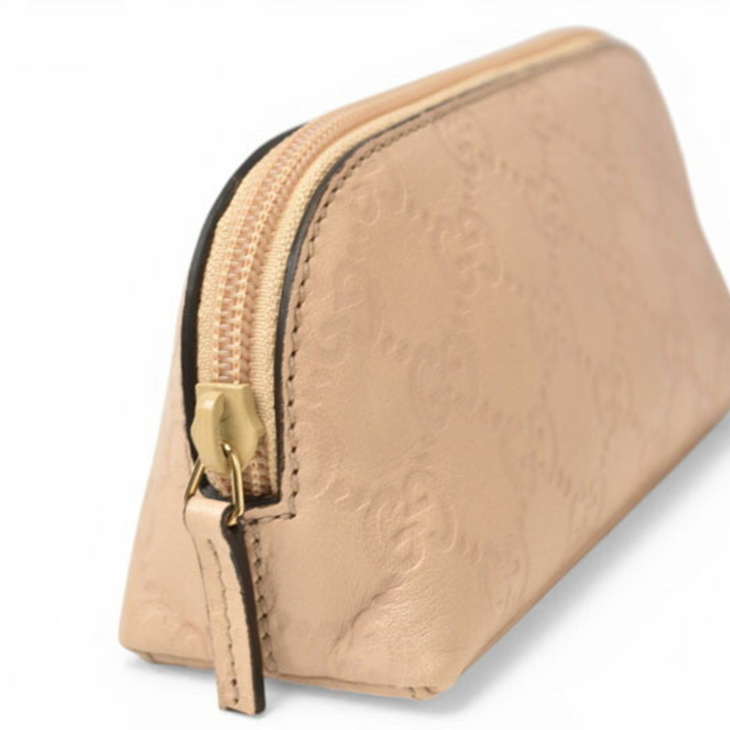 GUCCI Pouch Beige Brown