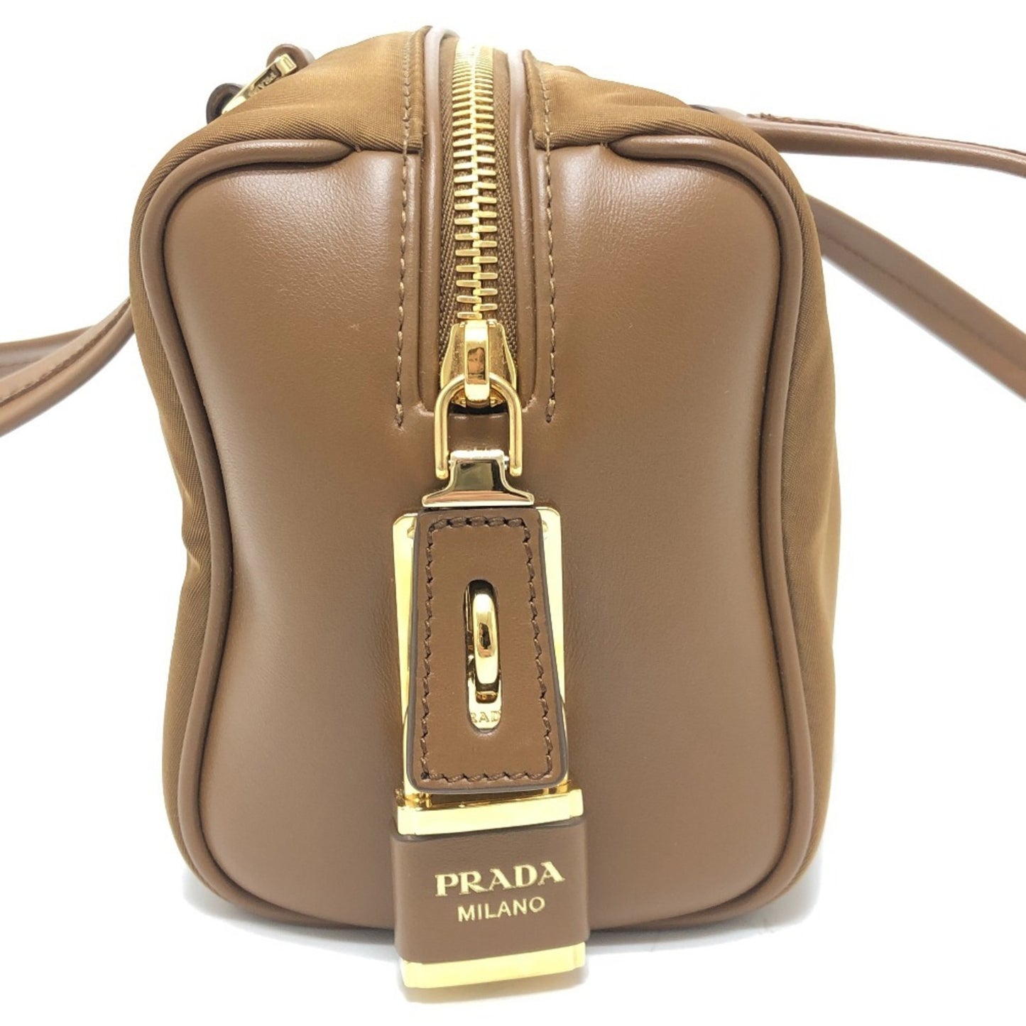 Nylon Leather Prada Bag Shoulder