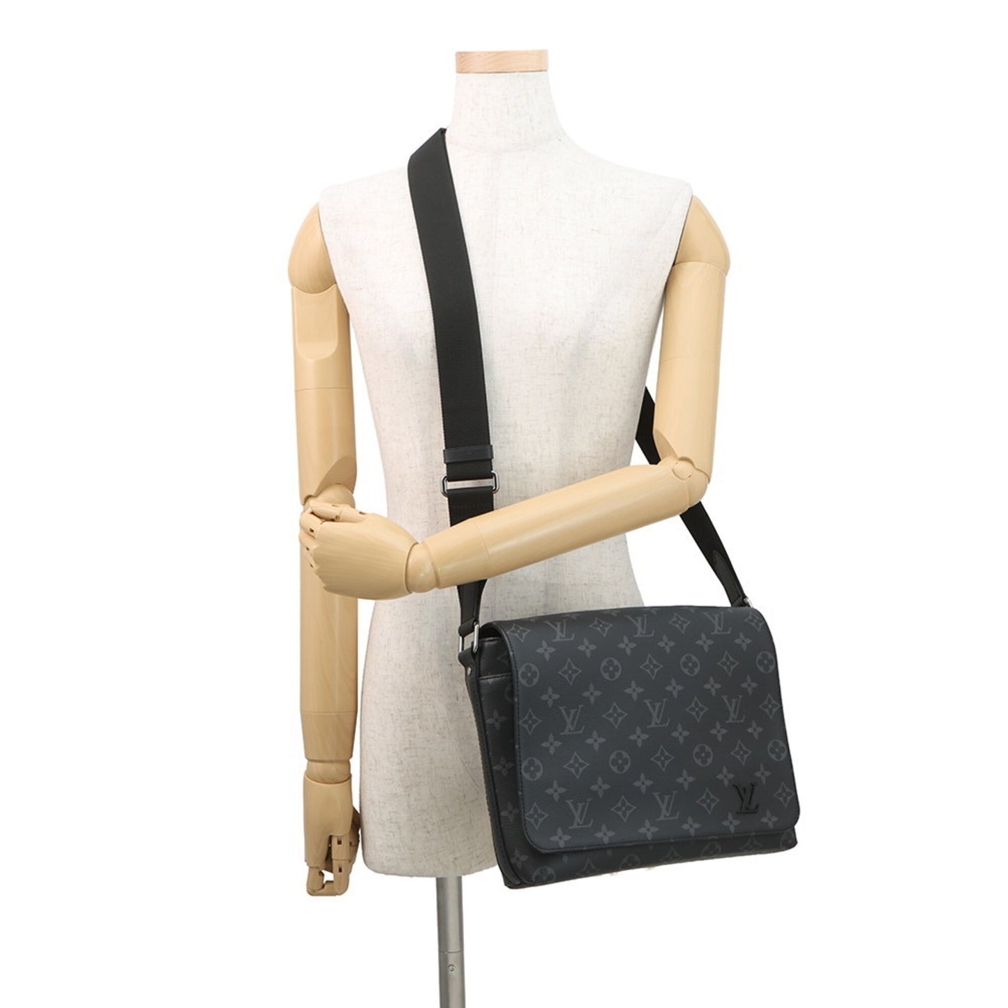 Vuitton Monogram Eclipse Louis Handbag Bag Shoulder