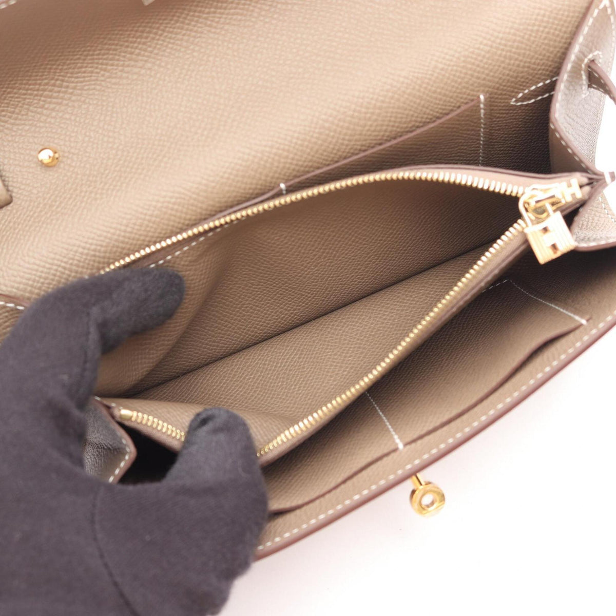 HERMES Handbag Shoulder Bag Epsom Leather