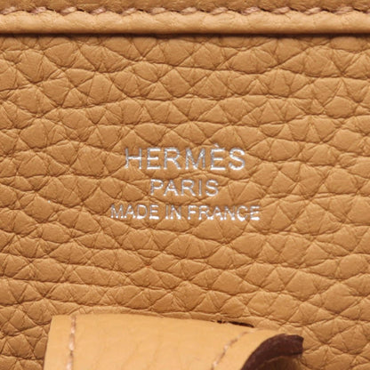 HERMES Shoulder Bag Taurillon Clemence Leather