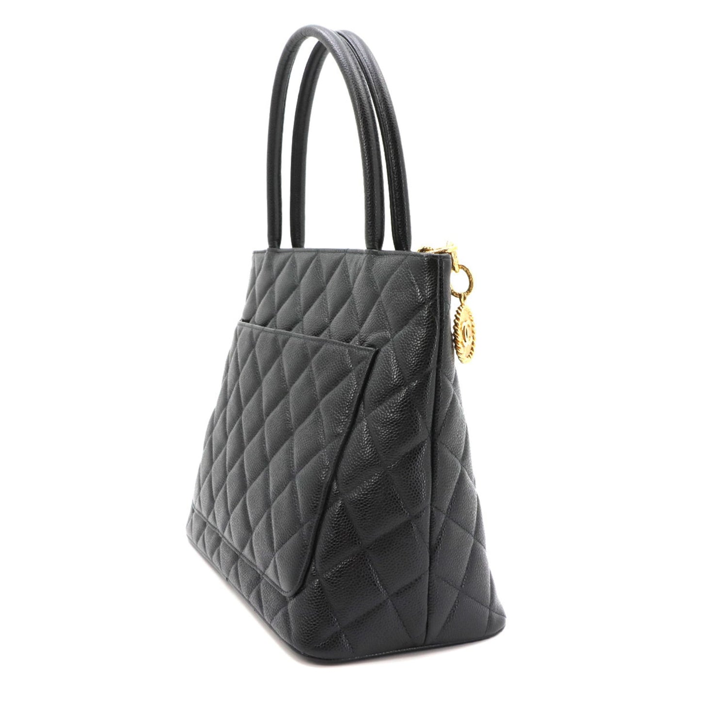 Handbag Chanel Tote Calfskin Grained
