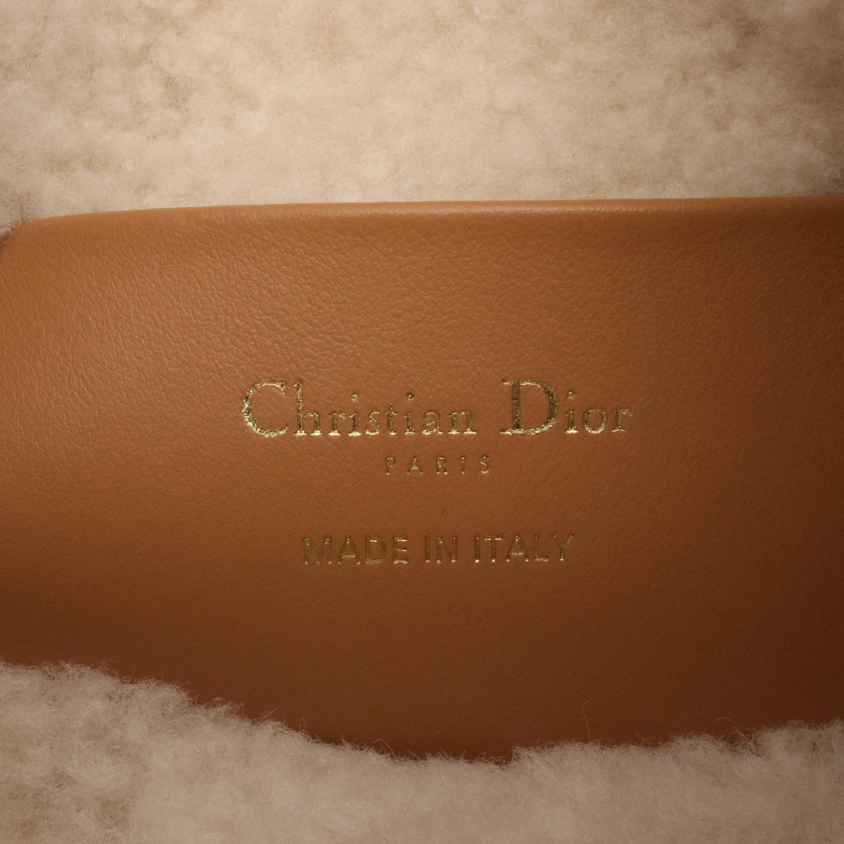 CHRISTIAN DIOR Handbag Leather Leather