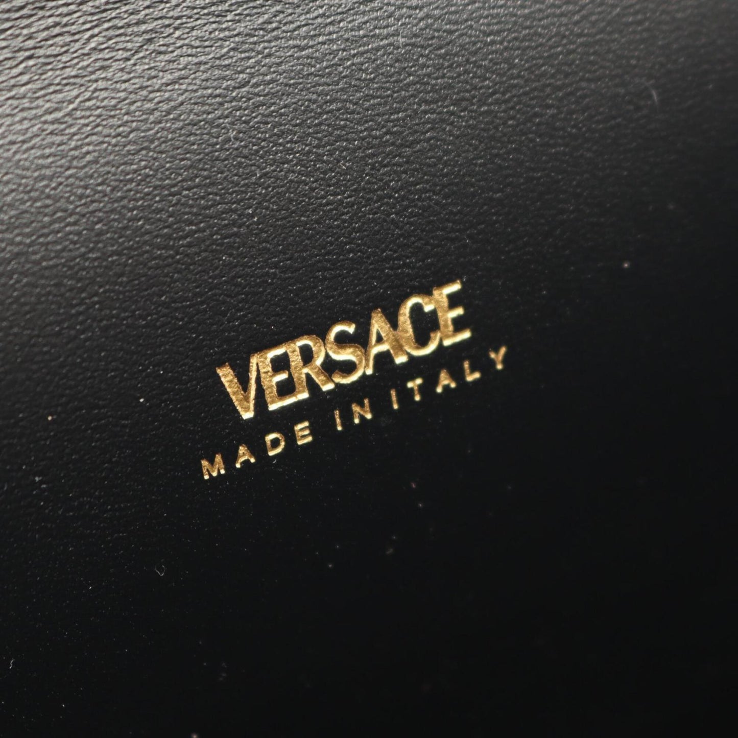 VERSACE Handbag Leather