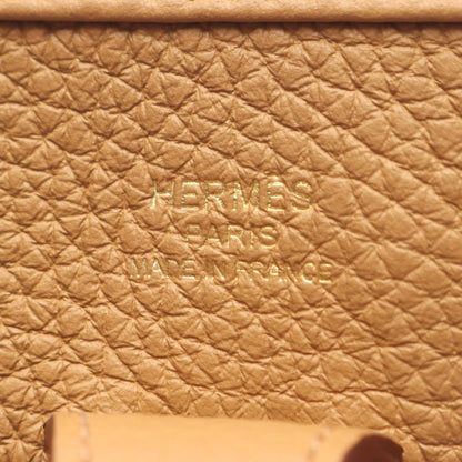 HERMES Shoulder Bag Taurillon Clemence Leather