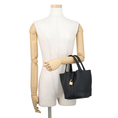 HERMES Handbag Taurillon Clemence Leather